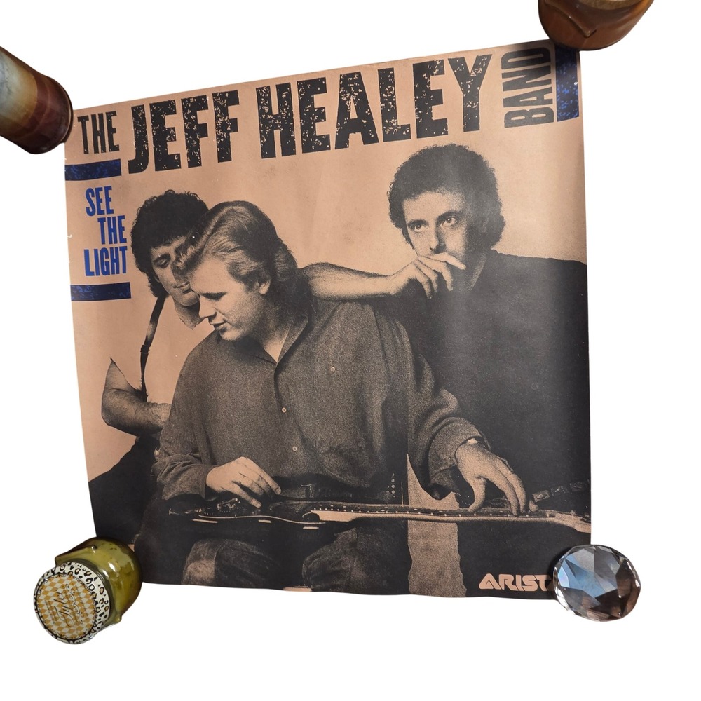 Jeff Healey Band See The Light Vintage 1988 Promo Album Poster 24x24 Arista